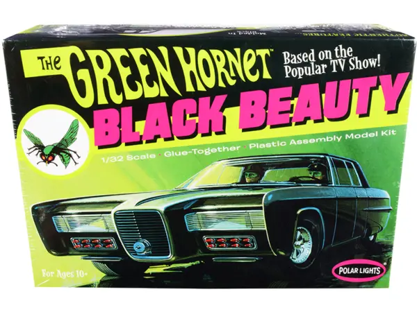 Skill 2 Model Kit Black Beauty "The Green Hornet" (1966-1967) TV Series 1/32 Scale Model by Polar Lights #1