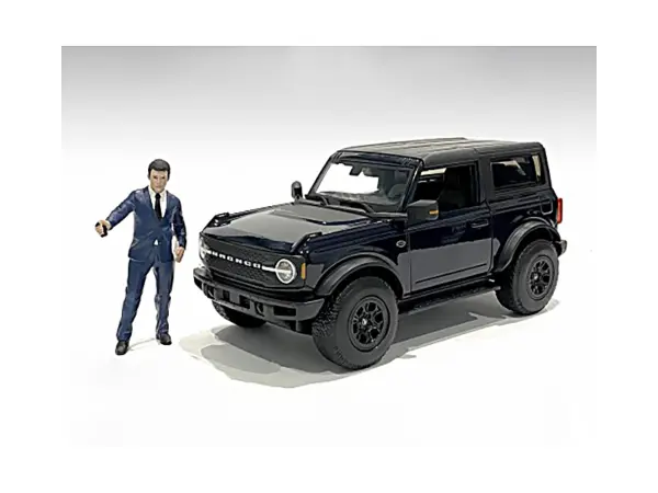 "The Dealership" Male Salesperson Figurine for 1/24 Scale Models by American Diorama #1