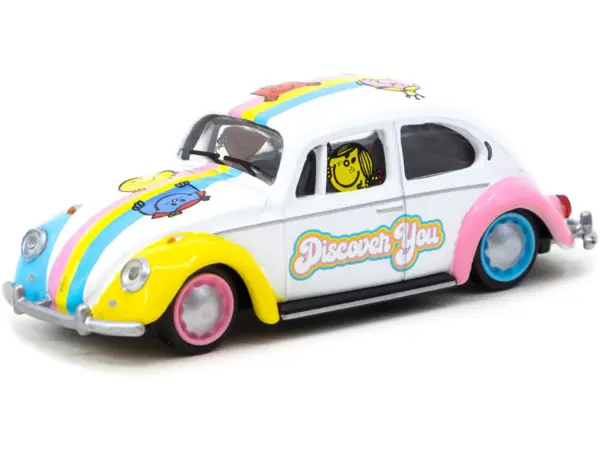 Volkswagen Beetle Low Rider "Mr. Men Little Miss" "Collaboration Model" 1/64 Diecast Model Car by Schuco & Tarmac Works #2