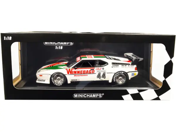 BMW M1 #44 Markus Hottinger GS Team Marko BMW M1 Procar Championship Series (1979) Limited Edition to 300 pieces Worldwide 1/18 Diecast Model Car by Minichamps #1