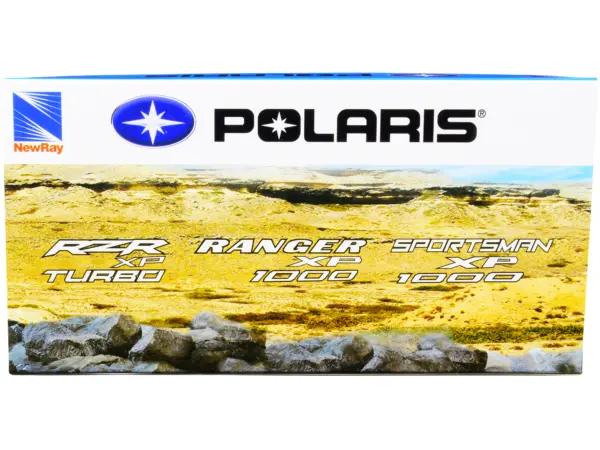 Polaris RZR XP Turbo DOHC Mini ATV Blue and Black Diecast Model by New Ray #3