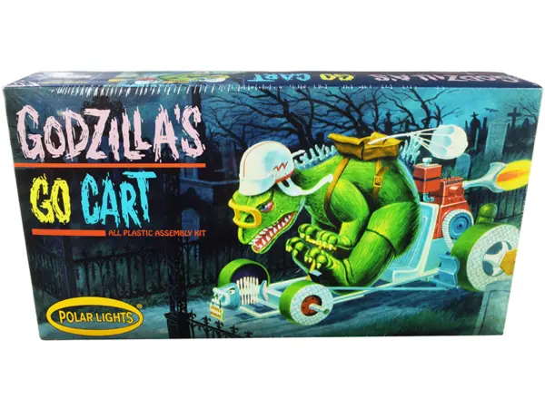 Skill 2 Model Kit Godzilla's Go Cart Model Kit by Polar Lights #1