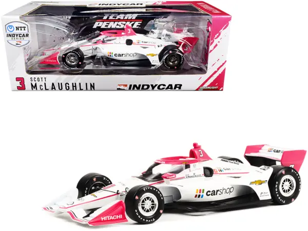 Dallara IndyCar #3 Scott McLaughlin "CarShop" Team Penske (Road Course Configuration) "NTT IndyCar Series" (2021) 1/18 Diecast Model Car by Greenlight #1