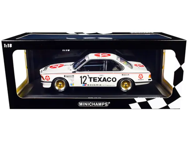 BMW 635 CSi #12 C. Ballot-Lena - R. Metge - J. C. Andruet "Texaco" 24H of Spa (1985) Limited Edition to 300 pieces Worldwide 1/18 Diecast Model Car by Minichamps #1
