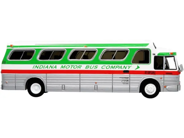 1966 GM PD4107 "Buffalo" Coach Bus "Indiana Motor Bus Company" Destination: Indianapolis "Vintage Bus & Motorcoach Collection" 1/87 Diecast Model by Iconic Replicas #2
