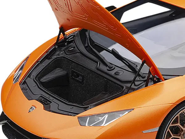 Lamborghini Huracan Performante Arancio Anthaeus / Matt Orange with Copper Wheels 1/12 Model Car by Autoart #3