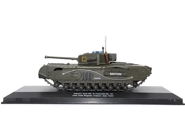 Infantry Tank Mk. IV Churchill Mk. VII "Briton" "UK 34th Tank Brigade France July 1944" 1/43 Diecast Model by AFVs of WWII #4