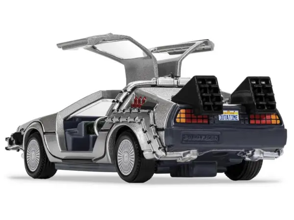 DMC DeLorean Time Machine with Doc Brown Figure "Back to the Future" (1985) Movie Diecast Model Car by Corgi #3