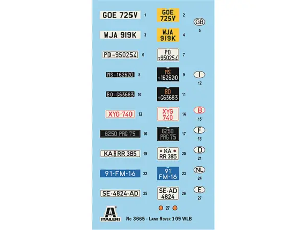 Skill 3 Model Kit Land Rover 109 LWB 1/24 Scale Model by Italeri #4