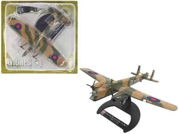 Armstrong Whitworth Whitley Mk.V Bomber Aircraft "No. 102 Squadron RAF Driffield" Royal Air Force (1940) "Planes of World War II" Series 1/144 Diecast Model Airplane by Luppa #1