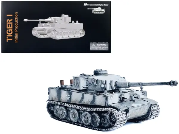 Germany Tiger I Initial Production Tank "s.Pz.Abt.502 Mga" (1942) "NEO Dragon Armor" Series 1/72 Plastic Model by Dragon Models #1