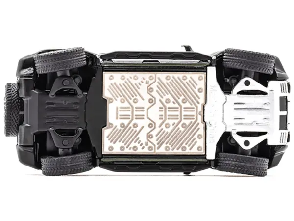 2022 GMC Hummer EV Pickup Truck Gray 1/64 Diecast Model Car by GCD #3