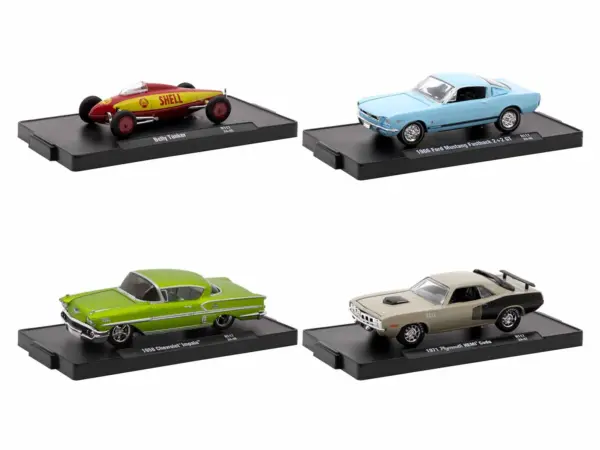 "Auto-Drivers" Set of 4 pieces in Blister Packs Release 117 Limited Edition to 7000 pieces Worldwide 1/64 Diecast Model Cars by M2 Machines #2