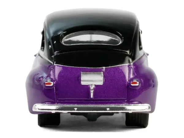 1946 Ford Fordor Super Deluxe Dark Purple Metallic and Black "California Lowriders" Series 6 1/64 Diecast Model Car by Greenlight #2