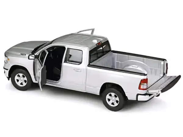 2019 RAM 1500 Pickup Truck Silver Metallic "NEX Models" Series 1/27 Diecast Model Car by Welly #3