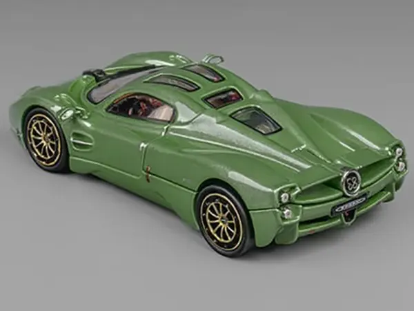 Pagani Utopia Green Metallic 1/64 Diecast Model Car by CM Model #3