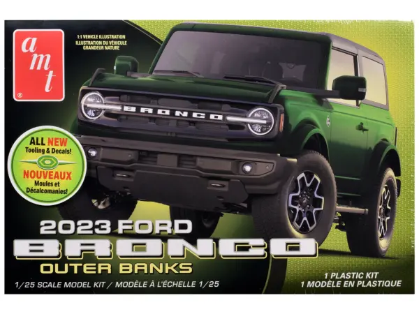 Skill 2 Model Kit 2023 Ford Bronco Outer Banks 1/25 Scale Model by AMT #1