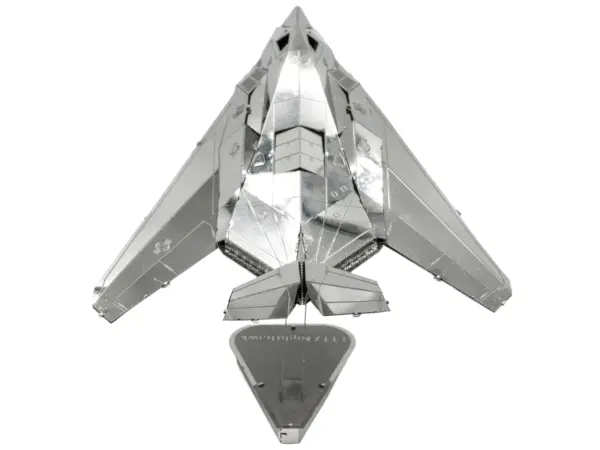 Model Kit Lockheed Martin F-117 Nighthawk Stealth Aircraft "United States Air Force" (Moderate Difficulty) Steel Model by Metal Earth #4