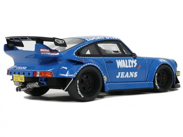 RWB Bodykit "OSHO Arrow" Blue 1/18 Model Car by GT Spirit #5