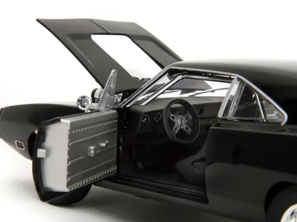 Dom's Dodge Charger R/T Black "Fast & Furious" (2009) Movie "TrueSpec" Series 1/24 Diecast Model Car by Jada #4
