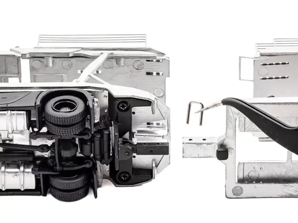 Mercedes-Benz Actros Auto Transporter Yellow 1/64 Diecast Model by GCD #4