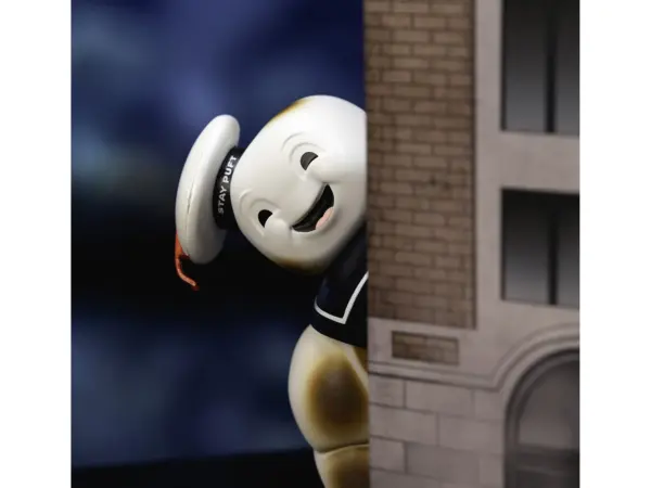 "Ghostbusters" 6" Stay Puft Marshmallow Man Figure with Nano Ecto-1 Car Diorama Set "Ghostbusters" (1984) Movie "Next Level" Series Model by Jada #4
