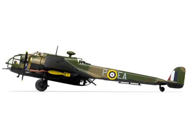 Level 2 Model Kit Handley Page Hampden Bomber Aircraft 1/72 Plastic Model Kit by Airfix #3