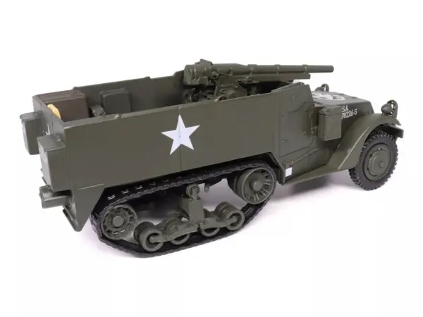 M3 Gun Motor Carriage with 75mm M1897A4 Gun Olive Drab "United States Army" 1/43 Diecast Model by Militaria Die Cast #3