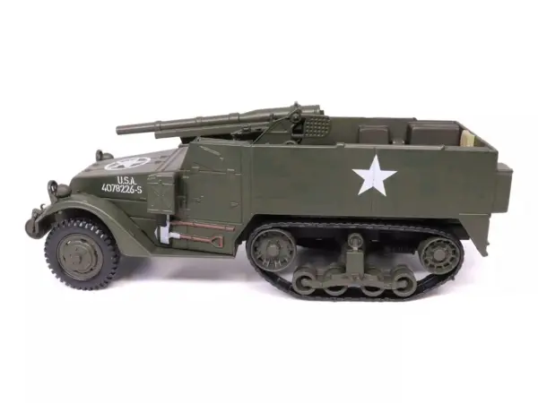 M3 Gun Motor Carriage with 75mm M1897A4 Gun Olive Drab "United States Army" 1/43 Diecast Model by Militaria Die Cast #5