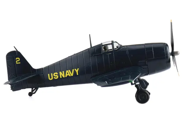Grumman F6F-5 Hellcat Fighter Aircraft "Blue Angels #2" (1946) United States Navy "Air Power Series" 1/72 Diecast Model by Hobby Master #2