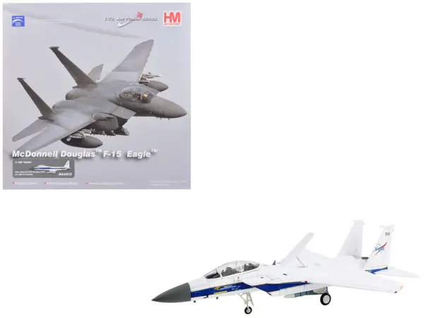 McDonnell Douglas F-15B Eagle Fighter Aircraft "Edwards AFB Airshow 2022 Armstrong Flight Research Center" NASA "Air Power Series" 1/72 Diecast Model by Hobby Master #1