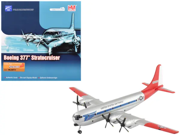 Boeing 377 C-97G Stratofreighter Transport Aircraft "45-59595 Angel of Deliverance" United States Air Force "Airliner Series" 1/200 Diecast Model by Hobby Master #1