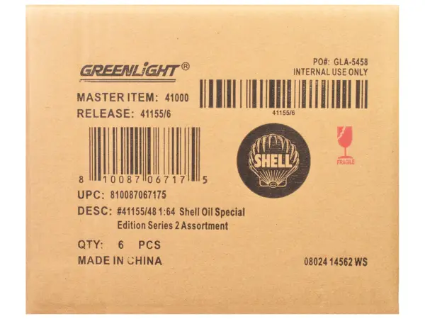 "Shell Oil Special Edition" Series 2 Set of 6 pieces 1/64 Diecast Model Cars by Greenlight #3