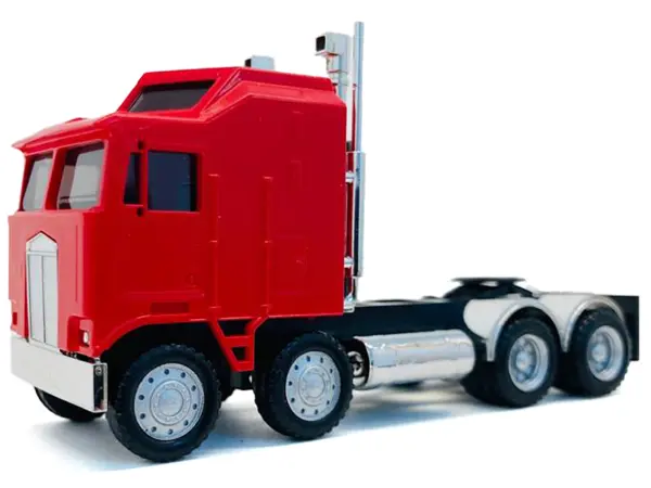 K100 5 Bar Grill Twin Steer Truck Tractor Red 1/87 (HO) Plastic Model Car by Promotex #2