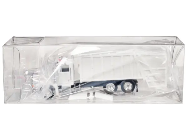 Peterbilt 367 Garbage Truck White 1/87 (HO) Plastic Model Car by Promotex #3