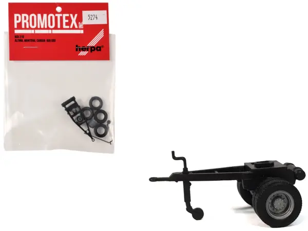 Single-Axle Converter Dolly 1/87 (HO) Plastic Model by Promotex #1