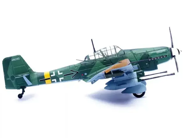 Junkers Ju 87G2 Stuka Bomber Aircraft "10.(Pz)/SG 2 Immelmann Oberst Hans-Ulrich Rudel Slovakia" (1944) German Luftwaffe "Wing" Series 1/72 Diecast Model by Panzerkampf #2