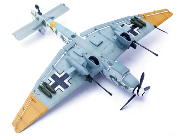 Junkers Ju 87G2 Stuka Bomber Aircraft "10.(Pz)/SG 2 Immelmann Markisch Friedland Pomerania" (1945) German Luftwaffe "Wing" Series 1/72 Diecast Model by Panzerkampf #5
