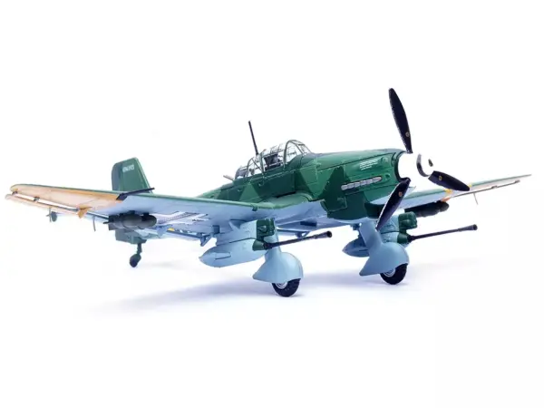 Junkers Ju 87G2 Stuka Bomber Aircraft "10.(Pz)/SG 2 Immelmann Oberst Hans-Ulrich Rudel Slovakia" (1944) German Luftwaffe "Wing" Series 1/72 Diecast Model by Panzerkampf #4