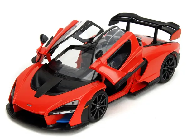 McLaren Senna Red and Black "Fast X" (2023) Movie "Fast & Furious" Series 1/24 Diecast Model Car by Jada #2