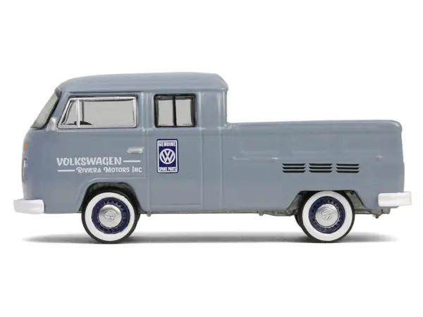 1978 Volkswagen Type 2 Double Cab Pickup Truck "Volkswagen Service" Gray "Club Vee-Dub" Series 20 1/64 Diecast Model Car by Greenlight #2