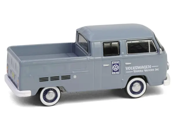 1978 Volkswagen Type 2 Double Cab Pickup Truck "Volkswagen Service" Gray "Club Vee-Dub" Series 20 1/64 Diecast Model Car by Greenlight #3