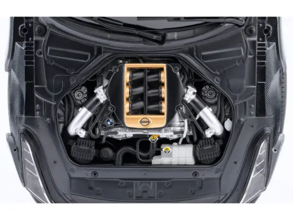 Nissan GT-R50 By ItalDesign "Goodwood Version" Liquid Kinetic Gray Metallic with Gold Accents 1/18 Model Car by Autoart #3