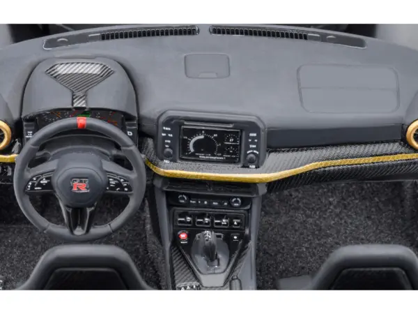 Nissan GT-R50 By ItalDesign "Goodwood Version" Liquid Kinetic Gray Metallic with Gold Accents 1/18 Model Car by Autoart #4