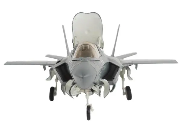 Lockheed Martin F-35B Lightning II Aircraft "Black Death VMFA-542 MCAS Cherry Point" (2023) United States Marine Corps "Air Power Series" 1/72 Diecast Model by Hobby Master #5