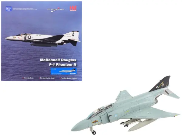McDonnell Douglas F-4J(UK) Phantom II Fighter-Bomber Aircraft "ZE359 AF Wattisham England" British Royal Air Force "Air Power Series" 1/72 Diecast Model by Hobby Master #1