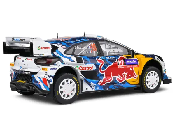 Ford Puma Rally1 Hybrid #16 Adrien Fourmaux - Alexandre Coria 3rd Place "Rally Sweden" (2024) "Competition" Series 1/18 Diecast Model Car by Solido #5