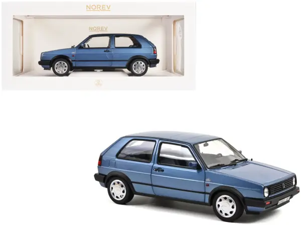 1988 Volkswagen Golf "10 Million" Star Blue Metallic 1/18 Diecast Model Car by Norev #1