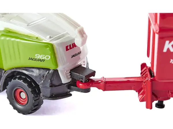 Claas 960 Jaguar Forage Harvester Green and Gray Diecast Model by Siku #3