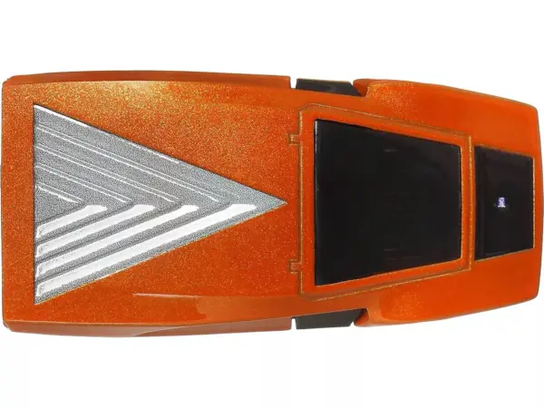 Lancia Stratos Zero Concept Car Orange Metallic "Hammer Drop" Series Diecast Model Car by Hot Wheels #4